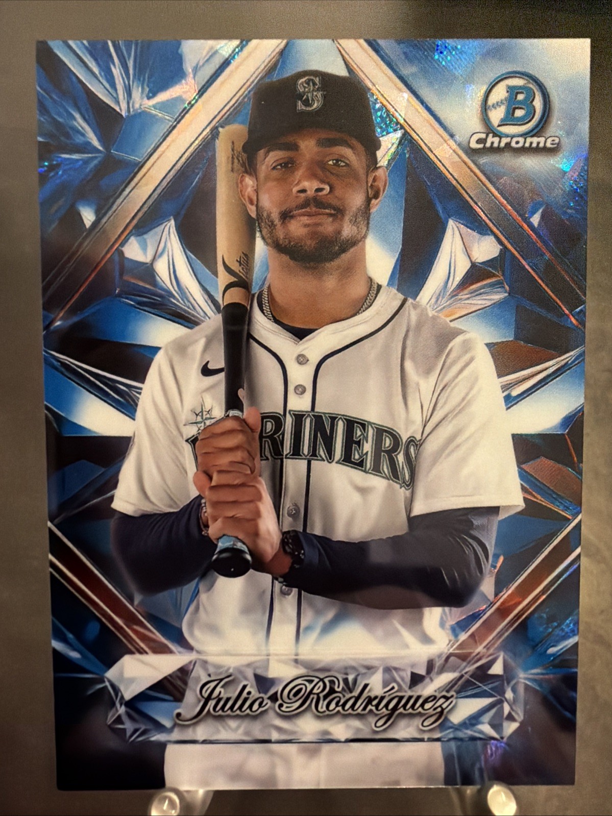 2025 Bowman Chrome Sapphire Julio Rodriguez Selections #SS-10 Mariners