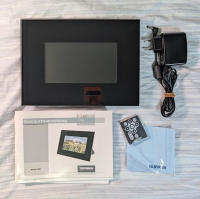 Telefunken Digiframe 7'' LCD 128MB Digital Foto Bilderrahmen 7001 OVP