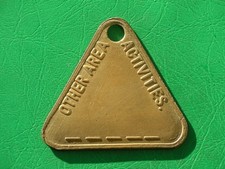 NCB North Derbys Area colliery large manpower pit check miners coal mining token