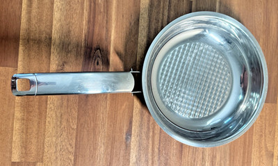 Fissler Crispy Steelux Premium Stainless Steel Frying Pan 8in Silver Skillet