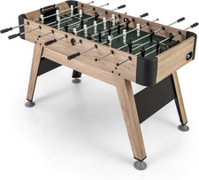 54  Foosball Table for Adults, Competition Full Size Soccer Game Table with 2 Ba