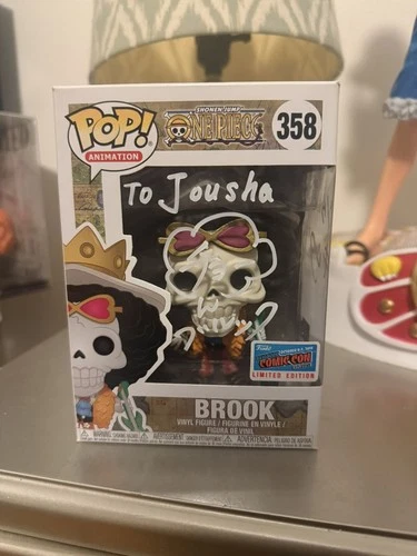 Funko POP! Animation: One Piece-Brook (2018 NYCC) JVA SIGNED