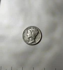 1939 D Mercury Dime %90 Silver
