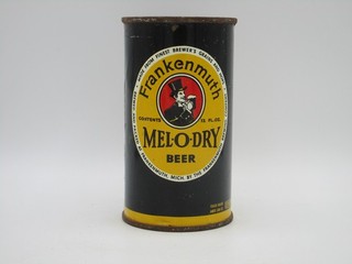 Frankenmuth Mel O Dry Flat Top Beer Can ( BOTTOM OPENED )