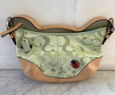 COACH 2004 Signature Limited Edition Green Lady Bug Soho Optic