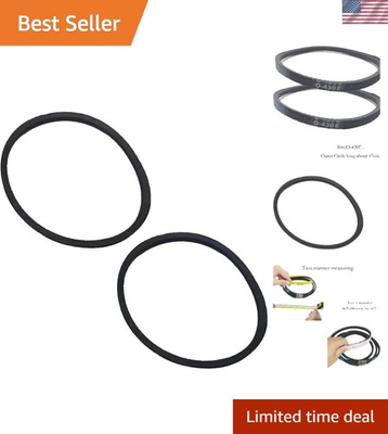 #ad 2 Pack O 430E Washer Drive Belt High Quality Rubber Replacement for Washers $18.99