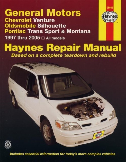 General Motors covering Chevrolet Venture,  by Haynes Publishing PAPERBACK