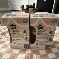 Tommee Tippee Natural Start 150ml Wide Neck Bottles Anti-Colic Slow Flow