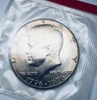 1975/76-D JFK GEM BU Half $ ~ Sealed Mint Cello ~ From 1975 Mint Set ~ Tone~ H97