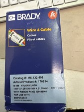 Brady M5-132-499 label for BMP41/BMP51/M511 printer 38.1 x 31.75 mm (Dia)