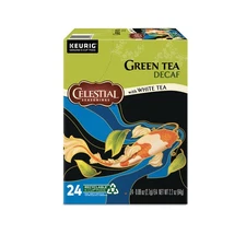 Celestial Seasonings Natural Antioxidant Decaf Green Tea Keurig K-Cup Pods, 24ct