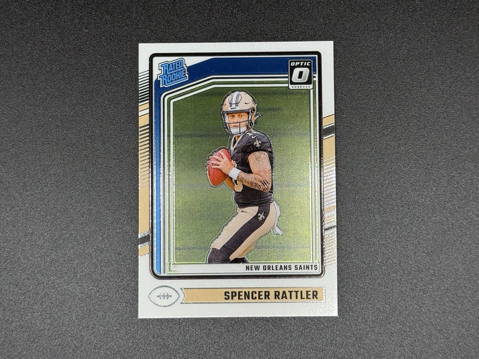 2024 Donruss Optic Spencer Rattler!⚜️ Rated Rookie Base #289 New Orlean Saints