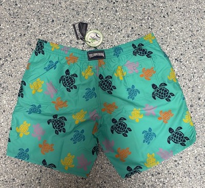 NWT 100% Authentic VILEBREQUIN MOON Swim Trunks - MEN - MULTICOLOR
