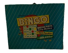 Vintage Transogram Gold Medal Bingo Suitcase Set
