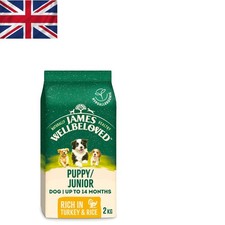 Chondroitin & Glucosamine Puppy Food - Turkey & Rice, 2kg Hypoallergenic Kibble 7.27 per kilo