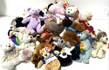 Ty Beanie Babies Beanie Boos Plush Toy Lot Mixed Collection Approx 20 Pieces