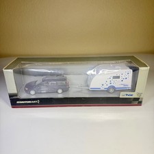 MotorArt 2001 Volvo V70 Wagon Blue 1/43 Diecast W/Polar Camper Great Condition