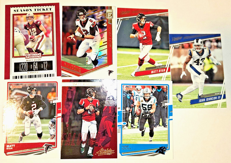 BOSTON COLLEGE BC EAGLES 7 CARD LOT MATT RYAN LUKE KUECHLY JOHN JOHNSON III