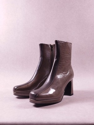 Too by Virus Damen Stiefel 30535/02 moos dark grey Gr. 37