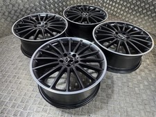 Genuine OEM Mercedes A45 AMG Turbine 19" Alloy Wheels CLA W176 W117 W246 SATIN !