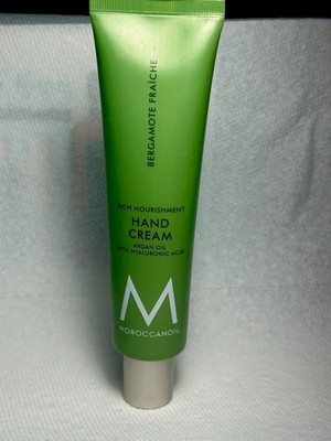 moroccan oil hand cream Rich Nourishment Argan Oil With Hyaluronic Acid. 3.4oz
