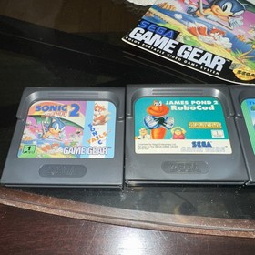 SEGA Game Gear Cartridge and Case Lot - Untested PAL mainly lot. Look at photos.