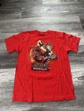 Vintage Yugioh 1996 Anime Shirt Boys Sz M Card Game Shadow Realm Card Game