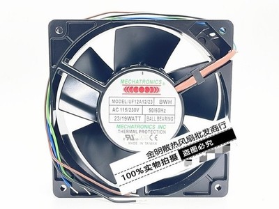 1PCS MECHATRONICS UF12A12/23 BWH 115V 230V Dual Voltage Axial Flow Cooling Fan. 