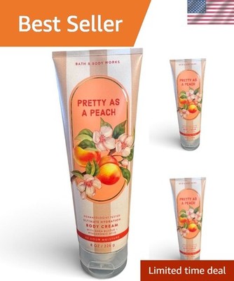 Hydrating Shea Butter Cream - Pretty As A Peach for Soft, Smooth Skin - 8 Ounce