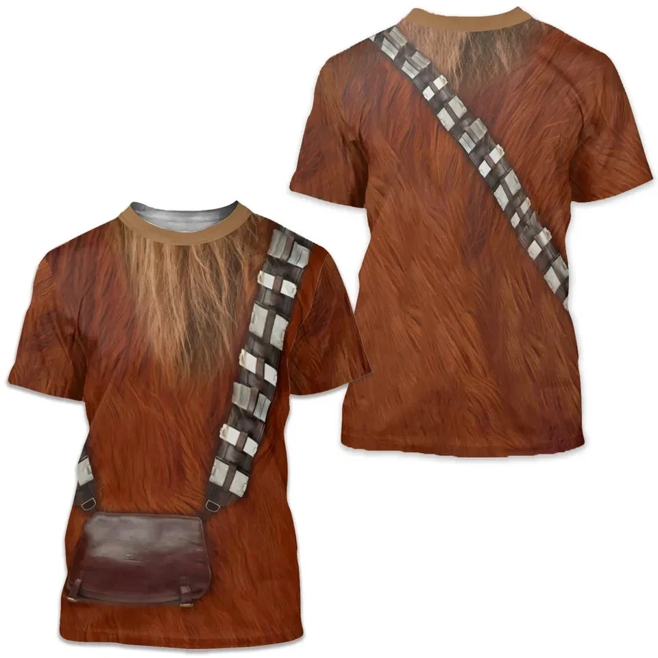 Hairy Creature Costume 3D T-Shirt, Star Hero Shirt, Alien Cosplay Shirt