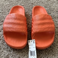 Adidas Adilette 22 Slide Slippers 'Orange' New Size 8 Men s Unisex Slip On New