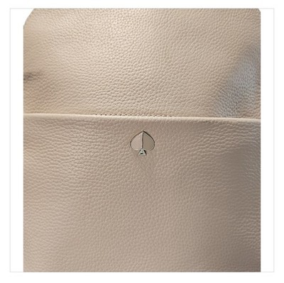 Kate Spade Polly Medium Pebbled Leather Backpack/Pink Blush 