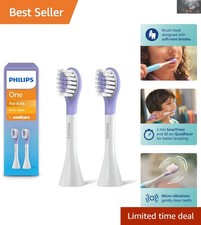 2-Pack Philips One for Kids Sonicare Brush Heads   Gentle Care for Small Mouths