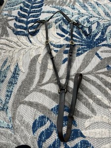 Nunn Finer Hunting Breastplate, Brown, Brass Hardware, Horse (Used)