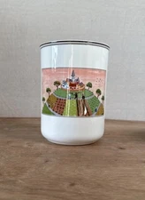 Villeroy and Boch Canister Naif Design Country Scene 6” Tall Utensil Holder