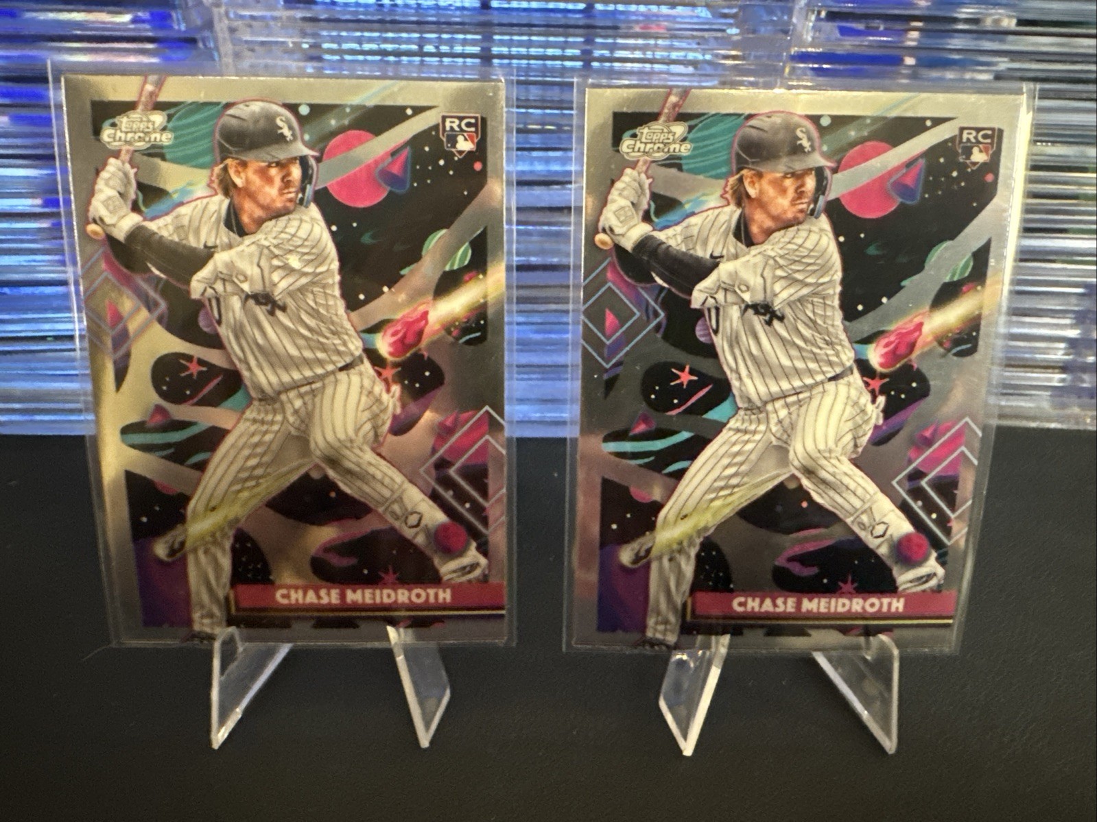 2025 Topps Chrome Cosmic Chase Meidroth 12 2 Card Lot White Sox