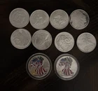 1 oz Silver Round - Mix Lot Of Rounds  (Lot of 10 Rounds) - .999 Fine Silver