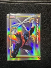 2026 Topps Chrome Marvel Storms Lightning Refractor Nightcrawler #87