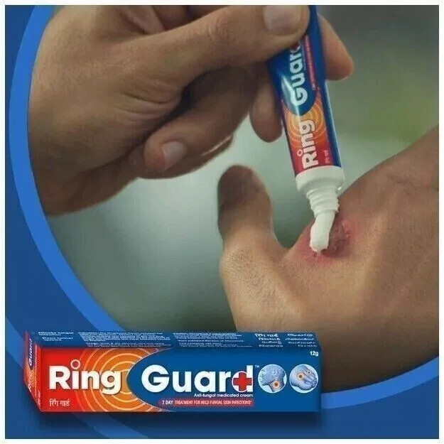 Ring Guard Cream | dermatitis Ringworm ITCHING & REDNESS ATHLETES FOOT 20g x 5