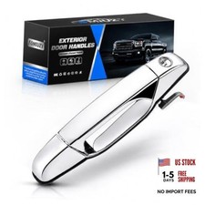 Front Driver Left Side Chrome Door Handles Fit For Chevy Silverado Front Left