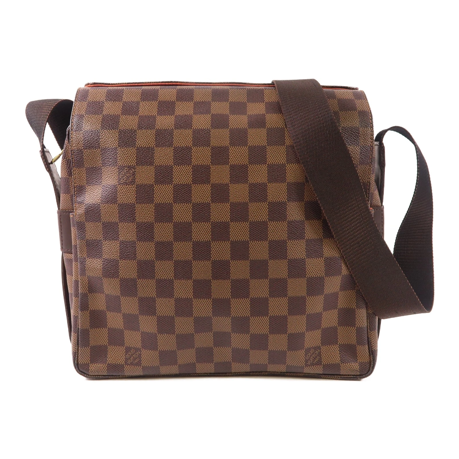 LOUIS VUITTON（LV） Borsa messenger a tracolla Louis Vuitton LV GHW Naviglio N45255 marrone damier