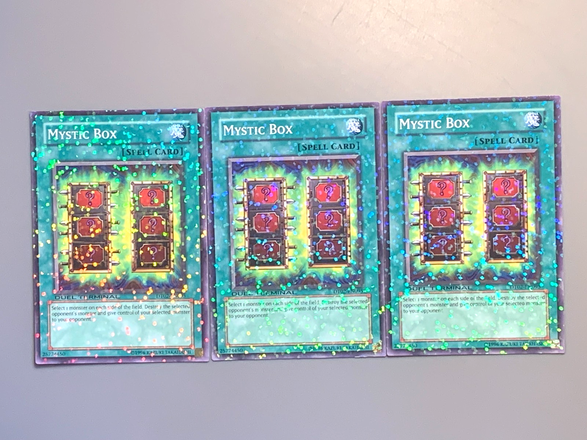 yugioh 3X Mystic Box DT02-EN095 Normal Parallel NEAR MINT Play set