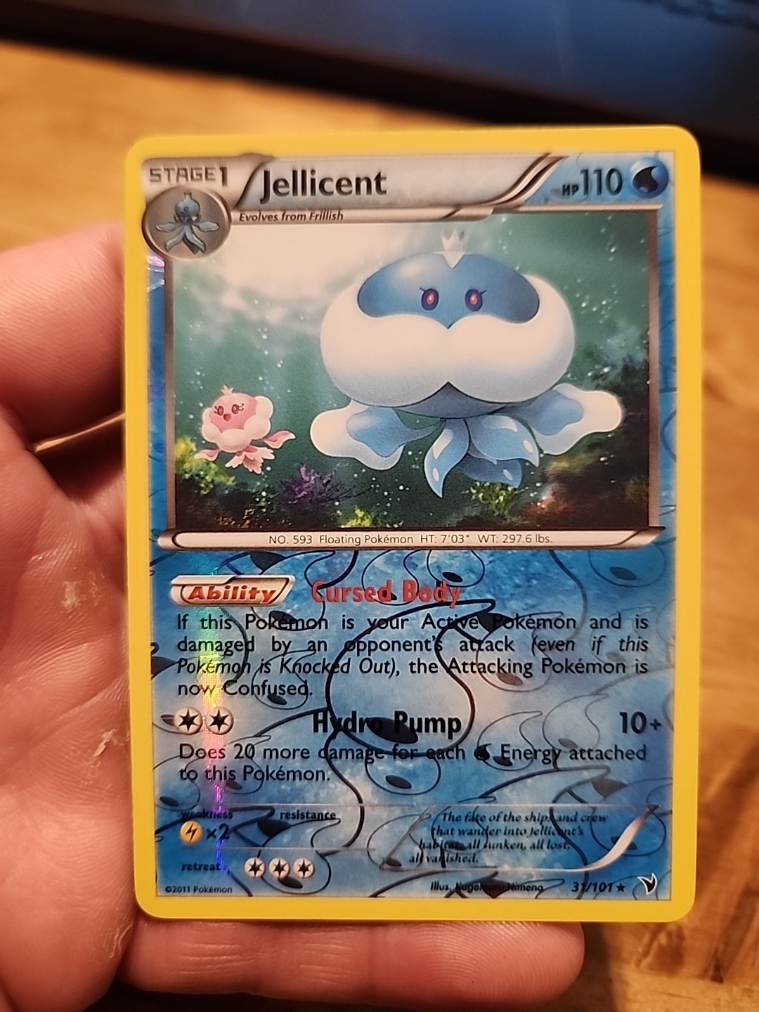 Jellicent 31/101 Noble Victories Reverse Holo