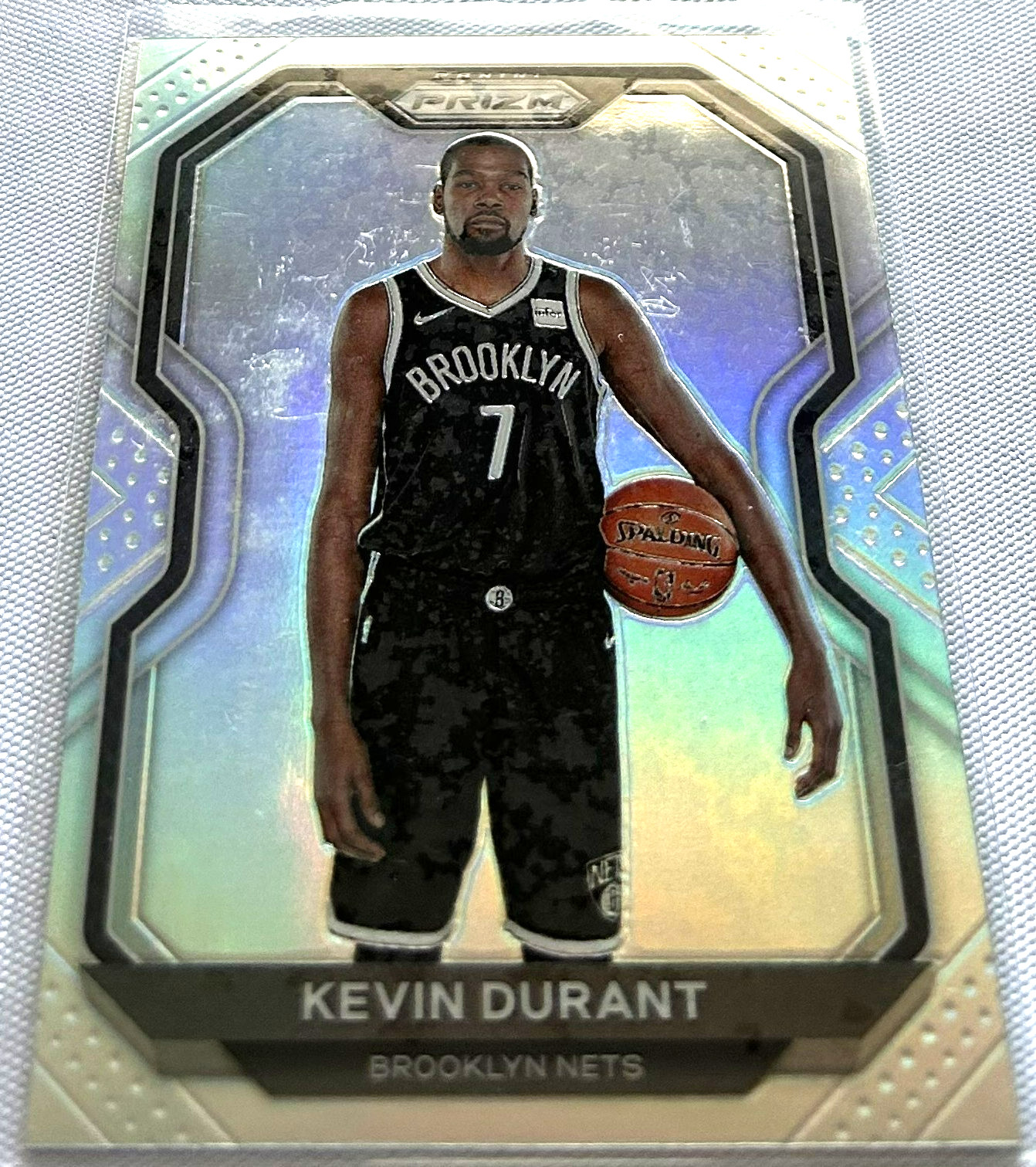 2020-21 Panini Prizm Basketball Kevin Durant Brooklyn Nets Silver Prizm #81
