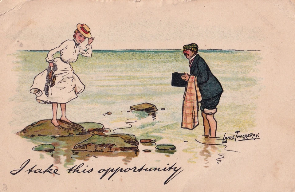 LANCE THACKERAY WRITE AWAYTUCK 975 I TAKE THIS OPPORTUNITY c1903 - PHOTOGRAPHER - image 1 of 1