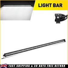 32inch Slim LED Work Light Bar Single Row Spot Flood Offroad Driving ATV 4WD SUV