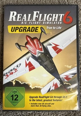 RealFlight 6 R/C Flight Simulator Upgrade True To Life Tested Clean Disc CIB