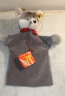 Vintage German Steiff Hand Puppet 1970s--Wolf still tagged