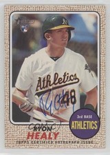 2017 Topps Heritage High Number Real One Auto Ryon Healy #ROA-RH Auto 5l1