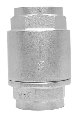 3/4'' S.S. (316) In Line Spring Check Valve